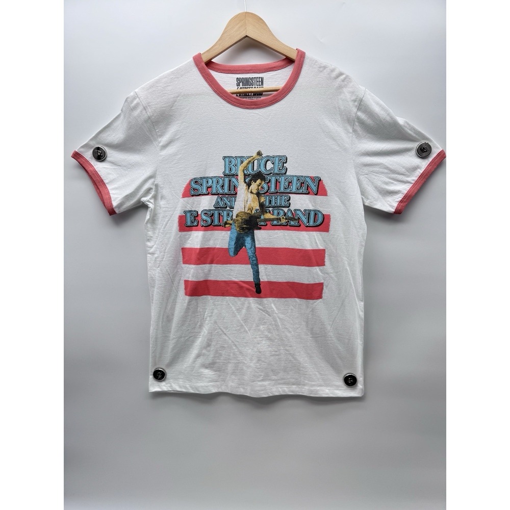 NWOT Crew Neck Bruce  Springsteen E Street Band Born in The USA Tour Shirt Sze L